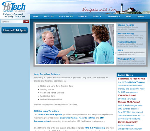 Hi-Tech Software Solutions Website