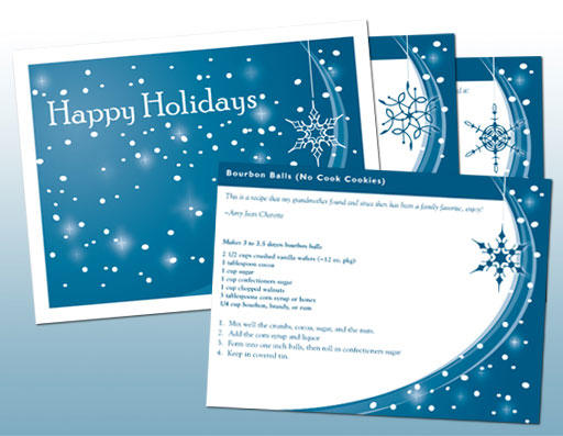 Holiday Recipe Cards
