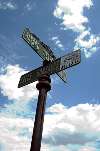 Mexican Street Sign
