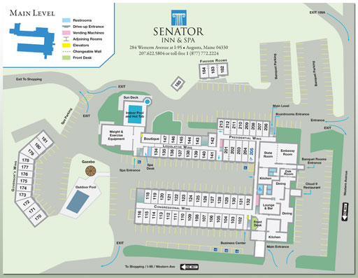 Senator Inn FLoor Plan
